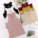 Top feminino com fecho B264 2