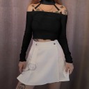 Top feminino de manga longa com gola alta 5