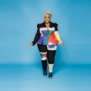 Top feminino de manga longa e calças B1234 4