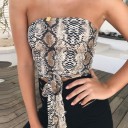 Top femme avec motif serpent 1