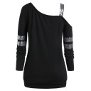 Top femme avec un cœur en sequins 3