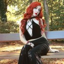 Top gotico da donna con scollatura profonda 1