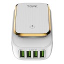 TOP LED-vægoplader med 4 porte J1628 10