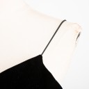 Top nero da donna con spalline a spaghetti 3