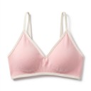 Top sportivo da donna con scollatura a V e bordi a contrasto con spalline sottili e maglia leggermente rigata per yoga e fitness 3
