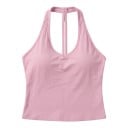 Top sportivo da donna con scollo a V e spalline incrociate sul retro per yoga, pilates e fitness 3
