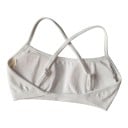 Top sportivo da donna con spalline sottili incrociate e schiena aperta con imbottiture e bordo elastico per yoga e fitness 11