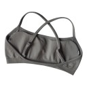 Top sportivo da donna con spalline sottili incrociate e schiena aperta con imbottiture e bordo elastico per yoga e fitness 8