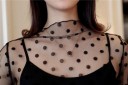 Top transparent pour femmes à manches longues 1