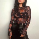 Top transparente de mujer con estrellas 4