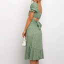 Top y falda con estampado floral para mujer B1099 2