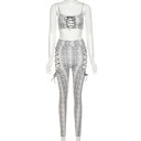 Top y pantalón corto de mujer B946 2