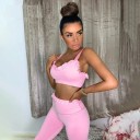 Top y pantalón corto de mujer B955 3