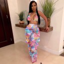 Top y pantalón de playa para mujer P443 1