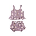Top y short niña con flores 10