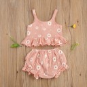 Top y short niña con flores 3