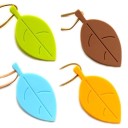 Tope de puerta de silicona con forma de hoja 5