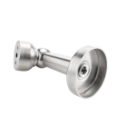 Tope de puerta magnético de acero inoxidable 40 x 74 x 55 mm Montaje en suelo y en pared Resistente a los arañazos Incluye tornillos y adhesivos 3