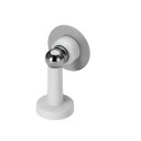 Tope de puerta magnético de acero inoxidable 40 x 74 x 55 mm Montaje en suelo y en pared Resistente a los arañazos Incluye tornillos 16