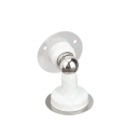 Tope de puerta magnético de acero inoxidable Soporte de pared para puertas Fuerte fuerza magnética Montaje adhesivo o tornillos Instalación fácil 10