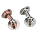 Tope de puerta magnético de acero inoxidable Soporte de pared para puertas Fuerte fuerza magnética Montaje adhesivo o tornillos Instalación fácil 2