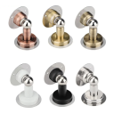 Tope de puerta magnético de acero inoxidable Soporte de pared para puertas Fuerte fuerza magnética Montaje adhesivo o tornillos Instalación fácil 6