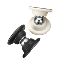 Tope de puerta magnético de silicona 53 x 46 mm Acero inoxidable Amortiguador de impacto Instalación autoadhesiva o atornillada Tope de resorte Bloqueo de puerta 3