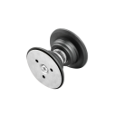 Tope de puerta magnético de silicona 53 x 46 mm Acero inoxidable Amortiguador de impacto Instalación autoadhesiva o atornillada Tope de resorte Bloqueo de puerta 8