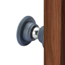 Tope de puerta magnético de silicona 53 x 46 mm Acero inoxidable Amortiguador de impacto Instalación autoadhesiva o atornillada Tope de resorte 9