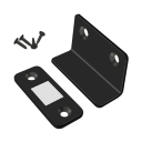 Tope magnético para puertas tipo L Ultra delgada 41 x 25 x 17 mm Fuerte imán Cierre de armarios Tope para puertas de muebles 1