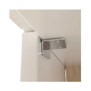 Tope magnético para puertas tipo L Ultra delgada 41 x 25 x 17 mm Fuerte imán Cierre de armarios Tope para puertas de muebles 7