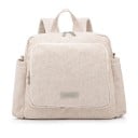 Torba do przewijania 34 x 32 x 12 cm Grubo tkana torba do przewijania dla mam Plecak podróżny z materiału tekstylnego Wodoodporna torba 1