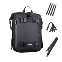 Torba motocyklowa 10L 32×23×10,5 cm Wodoodporna torba na tylne siedzenie, plecak rowerowy, bagaż boczny z paskami i klamrami 1