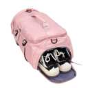 Torba sportowa Oxford 44 x 26 x 26 cm z paskami na ramię do noszenia na plecach i boku, uchwytami do ręki, osobną kieszenią na buty, torba 8
