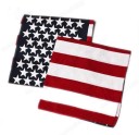 Tørklæde med amerikansk flagprint 2