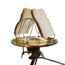 Tostadora de camping para cocina de acero inoxidable Tostadora plegable para exteriores para tostadas y sándwiches Tostadora portátil para camping Plateada 3