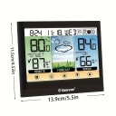 Touchscreen Weather Station with 5.9" LCD Display Thermometer Hygrometer Dew Point Heat Index Alarm Wall or Table Mount Wireless Sensor Included 2