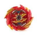 Toupie de combat pour enfants avec pièces démontables Rouge avec décorations dorées Plastique et métal Diamètre d'environ 6 cm Jouet pour rotations 1