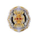 Toupie de combat pour enfants en métal et en plastique Partie supérieure avec motif distinctif et bordure dentelée Diamètre 5 cm Jouet à faire 21