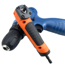 Tournevis magnétique d'angle 15 cm Adaptateur angulaire pour perceuses Embout prolongé pour travailler dans des espaces restreints 3