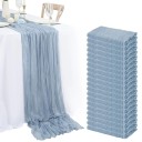 Tovaglia in stile rustico country 90 × 180 cm Tovaglia decorativa in tessuto per matrimoni compleanni addii al nubilato 12