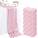 Tovaglia in stile rustico country 90 × 180 cm Tovaglia decorativa in tessuto per matrimoni compleanni addii al nubilato 6