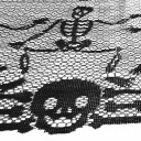 Tovaglia runner con scheletri 200 x 46 cm 3