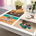 Tovaglietta con motivo bulldog 4