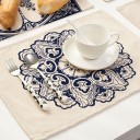 Tovaglietta con ornamento floreale 2