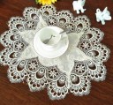 Tovaglietta con ornamento in pizzo 4