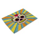 Tovaglietta con teschi 5