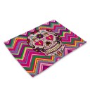 Tovaglietta con teschi 7