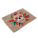 Tovaglietta con teschi 9