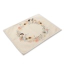 Tovaglietta con uccellino e fiori 24
